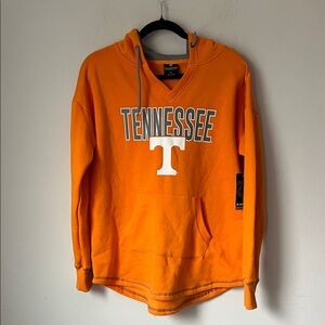 Colosseum NWT University of Tennessee Vols V Neck Womens Hoodie, size Large ©️